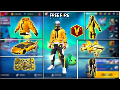SOLO PUEDO USAR COSAS DE COLOR AMARILLO 🟡 FREEFIRE