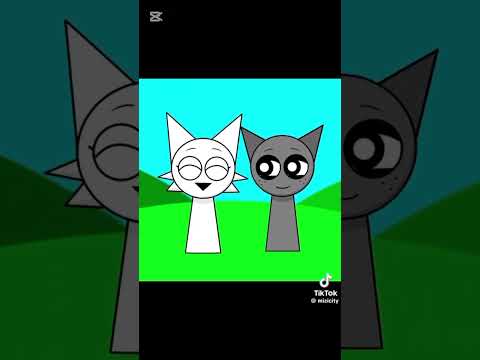 Wenda and grey user @mizicity in tiktok // #sprunki // #tiktok #shorts #animation #shorts #kimduus