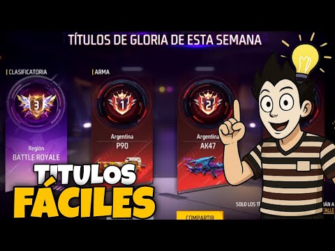 Como TENER muchos TITULOS DE ARMAS *Trucos Secretos*🦅