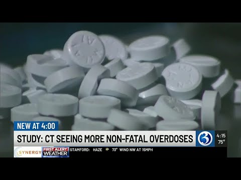 YouTube video thumbnail: Connecticut Seeing More Non-Fatal Overdoses, Study Finds