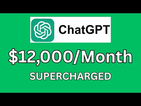 How to Supercharge ChatGPT to Make Money Online (MUST WATCH)