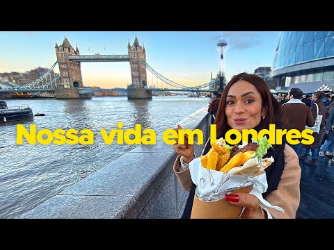 Rotina em LONDRES , gravação de PODCAST e feira de NATAL!