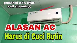 Kenapa AC Harus di Cuci, Padahal Sudah Ada Fitur Self Cleaning ?