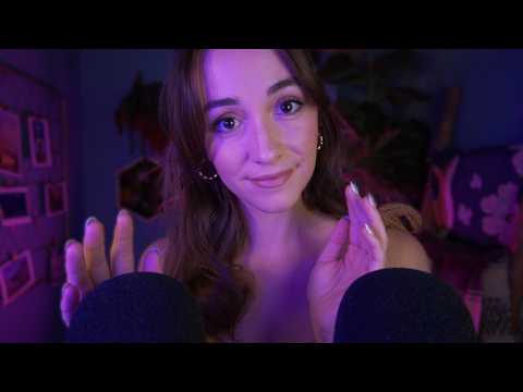 Dark, Relaxing Background ASMR 💜 to sleep, relax, work, read, tingle