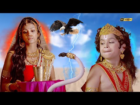 अपनी नयी नयी पूँछ से अटखेलियां कर रहे हैं मारुती | Mahabali Hanuman | ‪@V2Entertainments‬ #ramayan