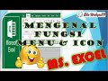 Microsoft Excel Menu Functions