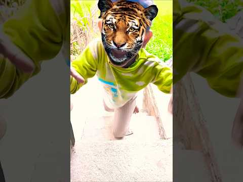 ওরে বাবা রে বাঘ আসছে #funny #comedy #viralvideo #trending #shortsfeed #cartoon