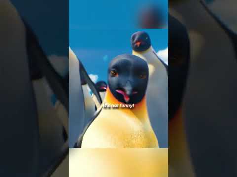 The little penguin messed up its dance and was laughed at by everyone.#film#series #shortvideo