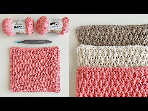 Crochet Alpine Stitch Hot Pads/Pot Holders