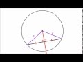 Perpendicular Bisectors and Circle Theorems