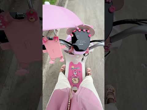 jalan jalan sore 🫶🏻 #youtubeshorts #fypage #fypyoutube #pink #fypviral #sepedalistrik