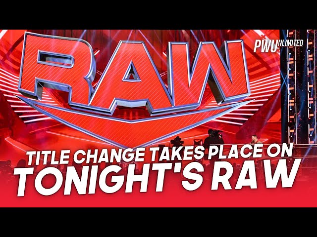 Title Change Takes Place On Tonight's RAW