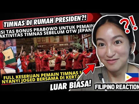 TIMNAS MERAYAKAN KEMENANGANNYA DI RUMAH PRESIDEN?! WOAH LUAR BIASA!! | FILIPINO REACTION🇵🇭
