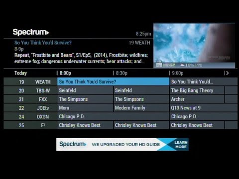 channel list for spectrum tv salisbury nc