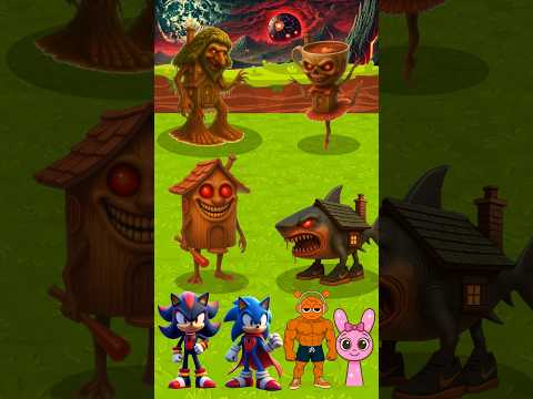 Sonic and Shadow are entering Tralalero.exe’s house!! 😱💀