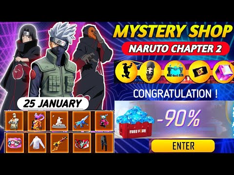 25 JANUARY NEXT MYSTERY SHOP FREE FIRE | FREE FIRE NEW EVENT | FF NEW EVENT | FF UPCOMING EVENT