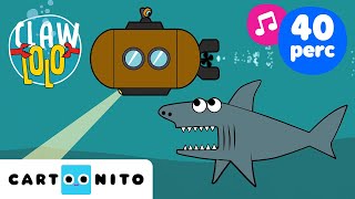 Az elveszett merülőhajó megmentése | Clawlolo 🦀 Zenés 🎵 maraton | Cartoonito