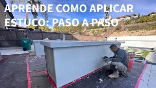 APLICACIÓN DE ESTUCO|STUCCO PULIDO PASO A PASO CON UN PROFESIONAL