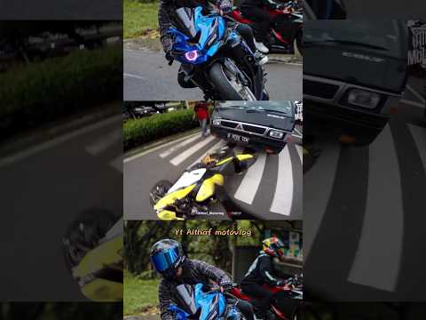 DI TABRAK BAPA BAPA SI LAMPU MERAH, AKIBAT SOPIR NGANTUK#shortvideo #viralvideo #history