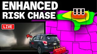 Look Out Today!!  Storm Chase Live On The Ground