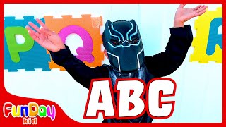 Alphabet Song | ABC Letter MAT for Toddlers & Kids | Pretend Play finding ABCs with Apu - @FunDayKid