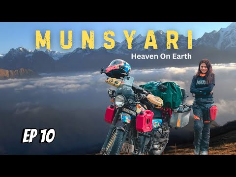 Most Beautiful ROADS Heaven for RIDERS - Munsyari Uttarakhand || RiderGirl Vishakha🇮🇳