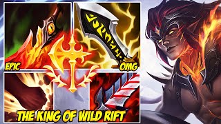 THE KING OF WILD RIFT WITH YASUO - PERFECT YASUO COMBO – NO TIME TO REACT
