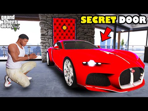 Franklin Opened Secret Door and Found Ultra Rare Car In GTA 5 | SHINCHAN and CHOP