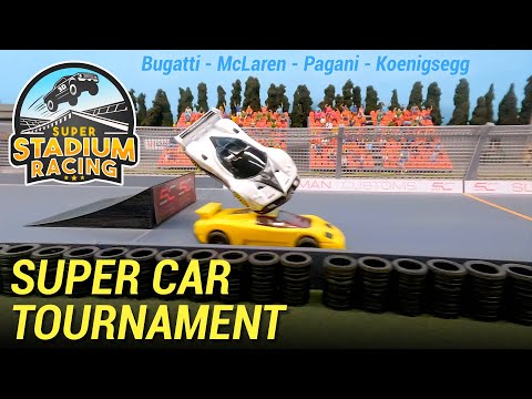 Super Car Tournament Stadium Jump Racing