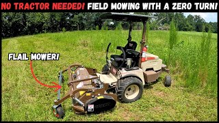 Flail Mower On A Zero Turn? No Tractor Needed!