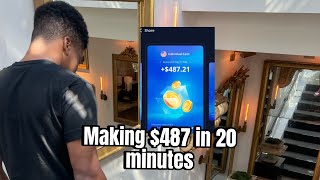 How I made $480 Today Day Trading!