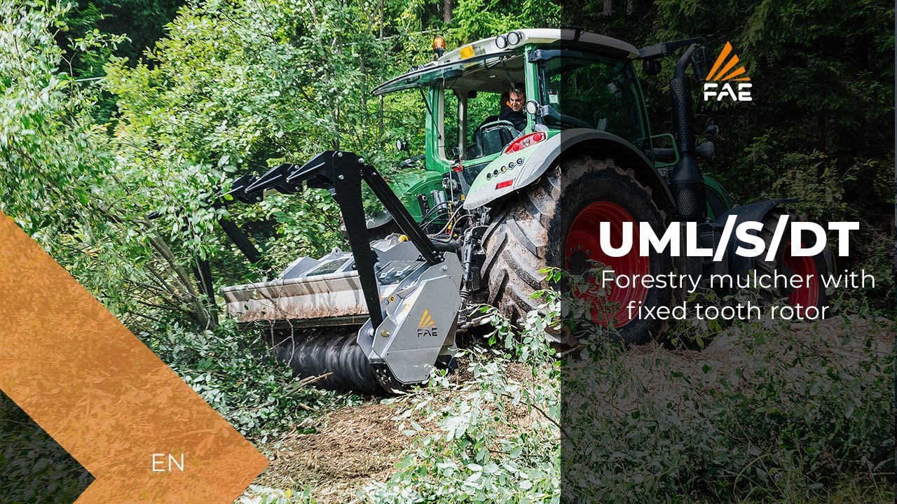 Video – FAE UML/S/DT –  Forstmulcher - Anbaugeräte mit mechanischer Zapfwelle für Land Clearing