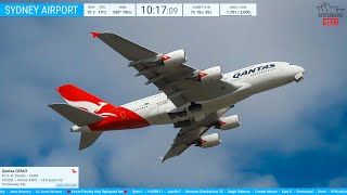 🔴 Morning Rush Plane-Spotting at Sydney Airport SYD with Kurt 🔴