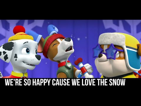 Paw Patrol - Pup Rock Winter Wondershow Sing Along [High Quality Audio]