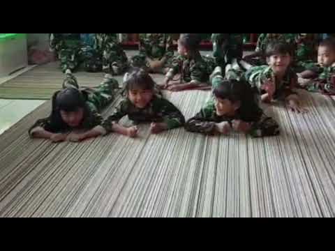 Tentara cilik | komando latihan pertempuran #tentaracilik #tni #tk #komando