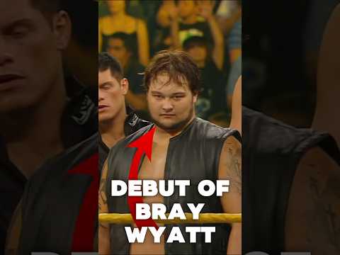 Bray Wyatt's WWE DEBUT #wwe #wrestling #shorts