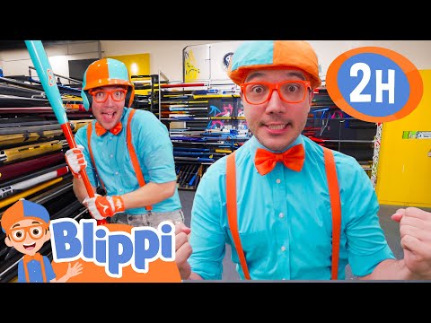 Blippi Designs His Own BASEBALL BAT |  Blippi and Meekah Best Friend Adventures | Educational Videos