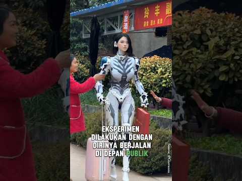 Inilah Reaksi Orang Ketika Melihat Robot Humanoid Cantik Di Jalan ‼️ 🇨🇳