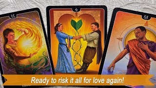 Ready to risk it all on love again!  They want to get together.