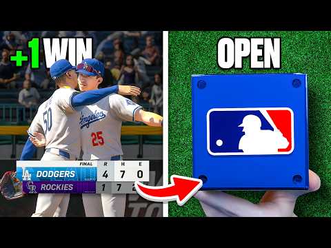 Every Win = 1 MLB Mystery Pack