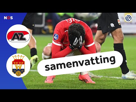 Kan AZ de NEGATIEVE REEKS in de eredivisie beëindigen? 🤔 | samenvatting AZ - Willem II | NOS Sport