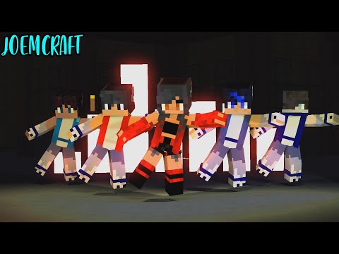 ULTIMA DIREWOLF EIN, AARON, APHMAU, ZANE | SHUFFLE DANCE |HERO TONGIHT DANCE - Minecraft Animation