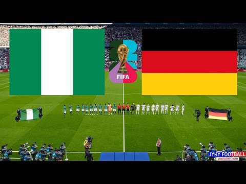 NIGERIA vs GERMANY FIFA World Cup 2026 (USA) - Full Match All Goals - PES Simulation gameplay