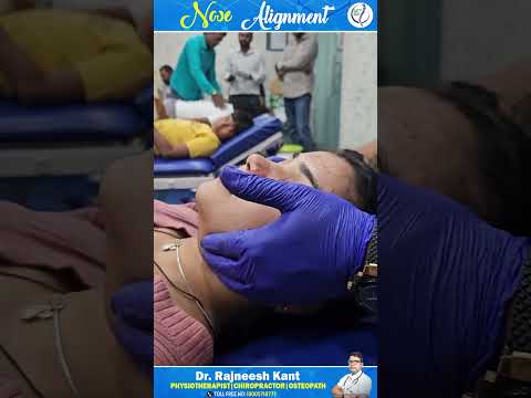 #Nose_Alignment By Rkm | #Dr.Rajneesh Kant World Famous Chiropractor | #rkm | #drrajneeshkant |