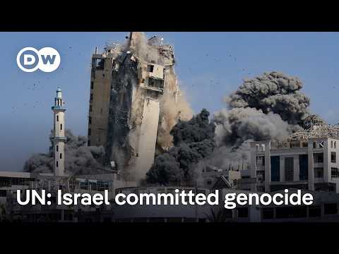 YouTube video thumbnail: Israel Has Committed Genocide in Gaza, United Nations Commission Says