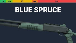 XM1014 Blue Spruce Wear Preview