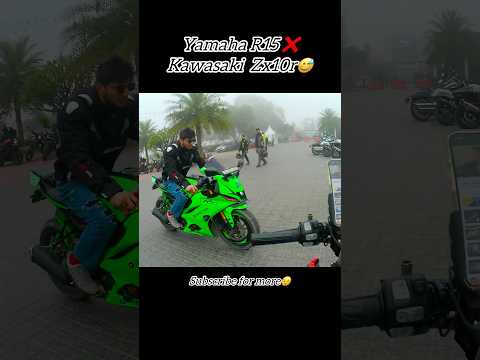 Yamaha R15โ Kawasaki Zx10r๐
๐ #zx10r #automobile #rider #viralshort #shortvideo #r15v4 #mt15 #z900