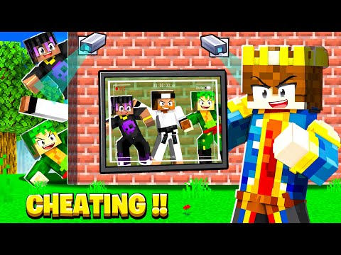 USING CCTV CAMERA TO CHEAT IN MINECRAFT HIDE & SEEK !! 😱