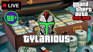 🔴 LIVE TYLARATHON - GTA Online DOUBLE MONEY GRIND!