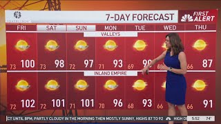 First Alert Forecast: Heat through the weekend